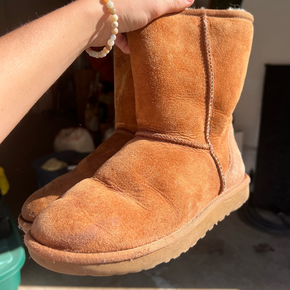 Tan short uggs